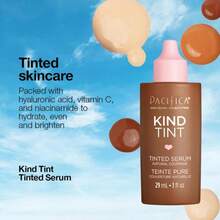 Pacifica Tinted Moisturizer \U2013 Kind Tint Serum, Lightweight Hydrating Foundation With Vegan Collagen &Amp; Hyaluronic Acid For Dewy Glow, Buildable Coverage, Vegan, 1 Fl Oz (Shade 06) - ColorC - 查看 5