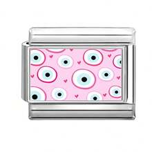 1件DIY模块化照片手链，包含动物、蝴蝶、爱心、字母、樱花元素，适合作为派对礼物送给朋友/情侣，适用于圣诞节、新年、万圣节、情人节等节日，设计精美，不锈钢材质，本地制造，实用时尚，是圣诞节和万圣节的必备单品。 - M293923 - 查看 11