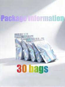 Customized Personalized Upright Resealable Laser Sealed Bags | U-Shaped Seal, Thick & Durable, Premium Party Favors And Gift Packaging, Suitable For Wedding, Birthday, Christmas Gift Fillers - Multicolor B - View 12