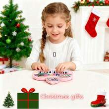 [Presente para Amantes da Música] Presente de Natal e Aniversário, Cultive o Amor pela Música, Ajude a Realizar o Sonho Musical da Sua Criançada, Apresenta Brinquedos Musicais Educativos Inovadores, Como um Teclado Eletrônico Sem Pilhas Projetado para Meninas - Multicolorido - Ver 3