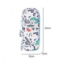 Pencil Case - Large Capacity 3-Layer Multi-Functional Cartoon Stationery Bag, Beautifully Designed, High Quality - Multicolor - View 10