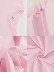 3-Piece Stitch And Lilo Printed Disney Girl Group Set Quick-Drying Short-Sleeved T-Shirt For Summer, Pure Cotton For Daily Outdoor Sports, Gift For Children - Nhiều màu - Xem 7