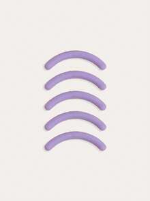 16pcs/Set Eyelash Curler & Refill Pads, Stainless Steel Rose Gold Plated Curved Eyelash Curler & Purple Glitter Handle, For Curling And Shaping Lashes, Lifting Lashes, Making Eyes Look Bigger, Suitable For All Eye Shapes, Perfect For Women's Lashes And Brows, Affordable Makeup Tool, Great Gift For Valentine's Day - Multicolor - View 9