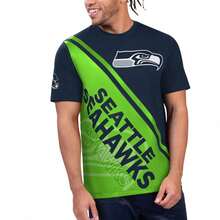 Seattle Seahaw-Ks Football Team Tshirt, 3D Print American Football T-Shirt Men Loose Fit Summer Casual Short Sleeve, The Perfect Gift For Fans On Match Day. - Phong cách - Xem 2