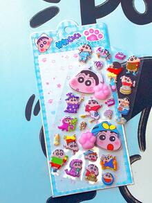 1 Stück süßer Crayon Shin-Chan Katzenpfoten Druckentlastungsaufkleber, geeignet für Gepäck, Tassen, Papier, Handy, Geschenkdekoration, Notizbücher, Tagebücher, Dekorationsaufkleber. Wohndekoration, Dekoration, Partydekoration, Geburtstagsgeschenke, verschiedene Feiertagsgeschenke, Mode. Modeartikel. Luxus. Nähen. Selbermachen. - Verschiedenfarbig - Übersicht 4