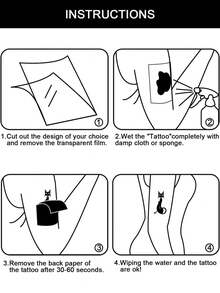 4 Tờ Hình Xăm Tạm Thời Hình Bướm Mạ Vàng & Nhiều Màu Sắc, Với Màu Sắc Rực Rỡ & Thiết Kế Bướm Viền Vàng Tinh Tế, Không Thấm Nước & Bền Màu, Dễ Dán, Lý Tưởng Cho Các Bữa Tiệc, Kỳ Nghỉ & Sử Dụng Hàng Ngày, Tạo Nên Vẻ Ngoài Sống Động & Phong Cách - Nhiều màu - Xem 12