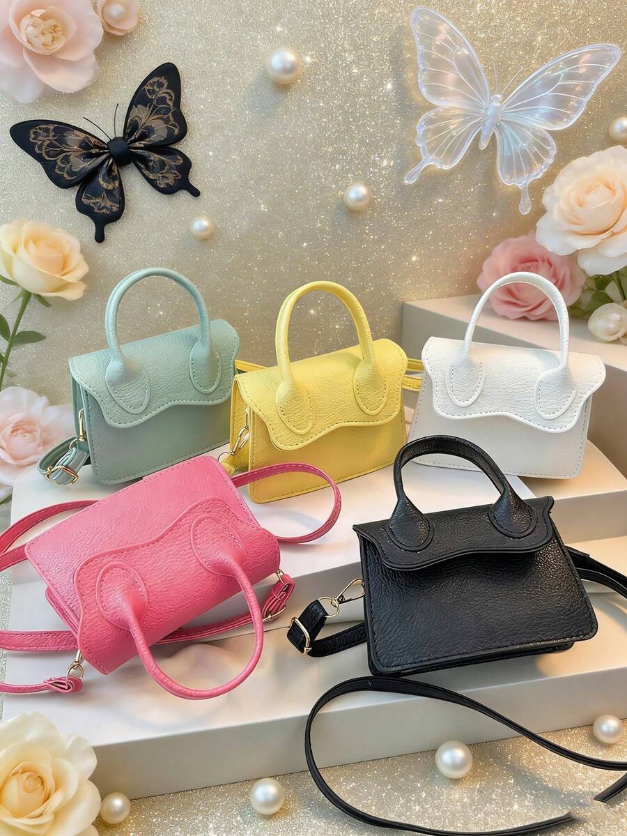 1pc New Minimalist Style Mini Crossbody Bag, Casual Chic Fashion. Featuring Zipper Design, Adjustable Shoulder Strap, Suitable For Shopping Or Travel. Can Easily Fit Daily Essentials, A Versatile Fashion Item Suitable For Various Styles And Occasions. Its Multifunctionality Makes It A Perfect Gift For Ramadan. - Simple Handbag - View 1