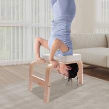 SanBouSi Yoga Headstand Stool Modern Yoga Bench Yoga Headstand Bench Invert Chair - 白色 - 查看 1