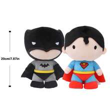 20厘米经典超级英雄毛绒玩偶，柔软填充玩具 - 蝙蝠侠、超人、正义联盟，很棒的圣诞节和万圣节儿童礼物 - 彩色 - 查看 12