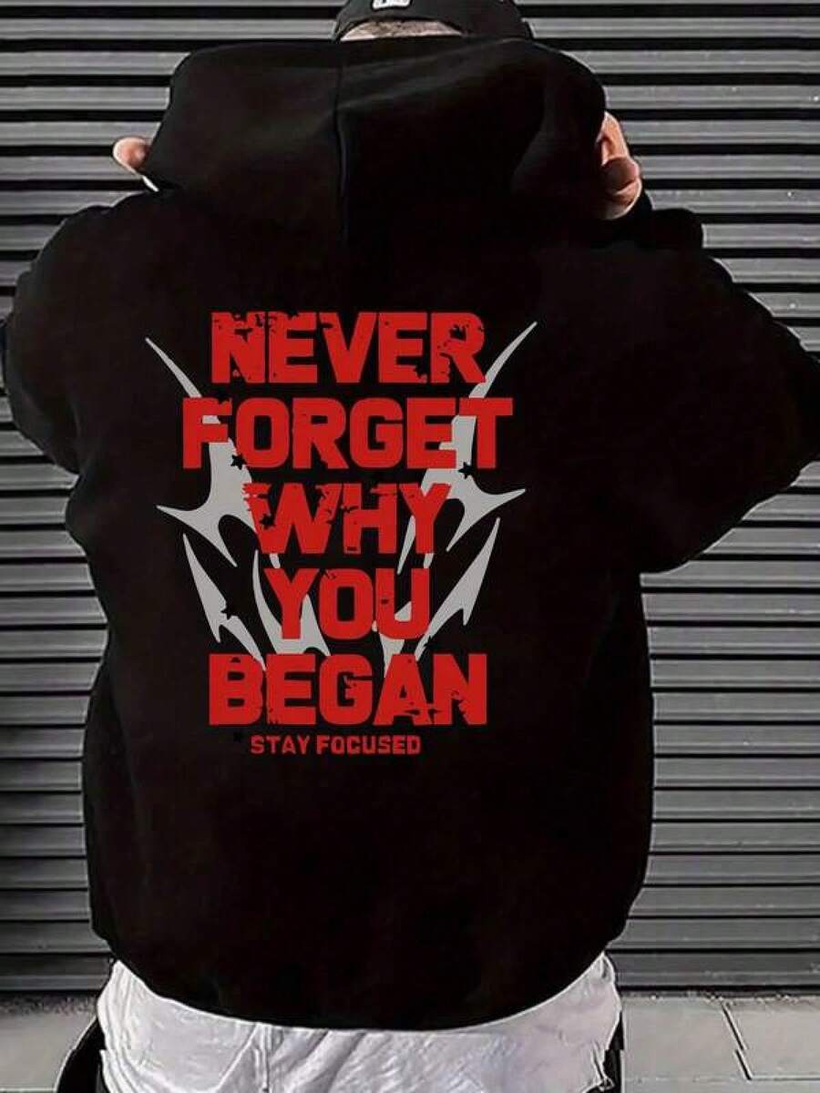 Men Outdoor Hoodies & Sweatshirts - Black - View 1