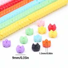 100pcs Acrylic Gear Beads Spacers, Multi-Color Options, DIY Jewelry Making, Beading, Craft Supplies, Friendship Gifts, Home Decor, Small Accessories