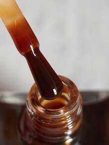 REALCHIC 10ml/Pcs,2026 New Arrival Translucent Amber Brown Nails, Water Based Nail Polish,Fast Dry,Long Lasting,Peel Off,Autumn/Winter Colors,Manicure Nails Art For Women & Girls - Cà phê nâu - Xem 3