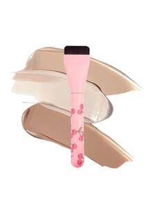 1支樱桃印花无痕遮瑕刷，细粉色手柄，适合初学者，面部化妆刷 - 彩色 - 查看 11