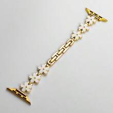 1条，2026新款，炫彩向日葵花瓣表带，兼容，时尚女士设计，创意表带，兼容 38/40/41/42/44/45/46/49毫米，兼容 Series Ultra/SE/10/9/8/7/6/5/4/3/2/1，无需工具即可调节长度，送朋友的礼物 - 玫瑰金 - 查看 13