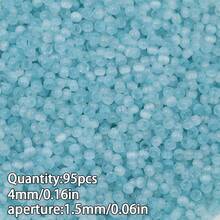 80/95颗彩色玻璃珠，珠宝制作DIY手工串珠，散珠配件，服装辅料 - diy - 查看 39