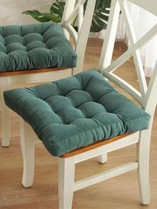 1个灯芯绒方形坐垫，加厚椅凳坐垫，适合长时间坐卧，客厅、办公室、书房装饰靠垫，多种颜色可选 - 彩色 - 查看 9