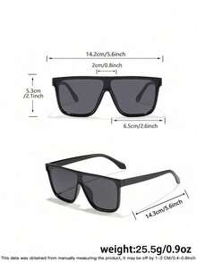 1set 4pcS Boys Girls 6-12Y Polycarbonate Square Round Frame Classic Elegant Simple Cool Retro Fashion Glasses, Outdoor Travel Holiday Party Outfit, With Glasses Box - Multicolor - View 10