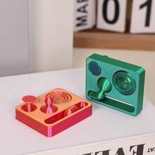 1pc 3D Printed 4 In1 Finger Fidget Toy Infinite Push Toy, Hand Spinner Fidget Cube Puzzle Toy, Multifunction Fidget Pad Stress Relief Toy - 4-in-1 Finger Fidget Toy - View 8