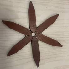 Walnut Tree Placemat, Wooden Tree-Shaped Placemat, Foldable Heat-Resistant Hot Dish Mat, Non-Slip Heat-Resistant Foldable Wooden Table Mat, Christmas Tree Mat, Solid Wood Heat-Resistant Mat