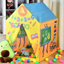 NEW Casa de Campaña para s - Tienda de Campaña para s de Juguete Plegable con Luces Parque Infantil Interior y Exterior de Gran Capacidad Regalos de Navidad para s School - como en la foto - Ver 6