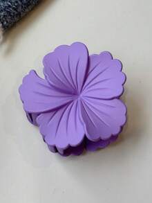 1个/4个/12个 几何图案休闲ABS塑料（ABS树脂）2026新款哑光白卷心菜花沙滩、旅行、派对、度假、返校季甜美发夹 - 彩色 - 查看 15