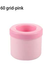 1 Piece Pink And Blue Round Ice Mold, Silicone Material Round Mold, Can Be Injected With Liquid To Freeze Into Ice, And Can Quickly Demold Ice Cubes By Squeezing The Container, Which Can Be Used To Make Ice Cubes, Suitable For Home-Made Ice Drinks, Refrigerated Food And Other Scenarios, Summer Party Essential - Multicolor - View 11