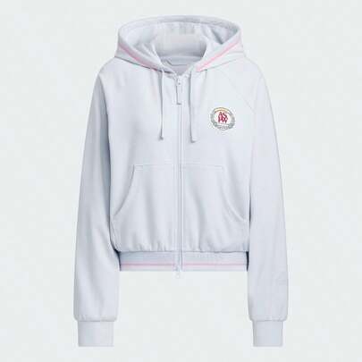 Adidas Áo khoác len có mũ dành cho nữ, kiểu dáng thường ngày, thời trang cho thể thao, mặc hàng ngày, mùa xuân/thu.