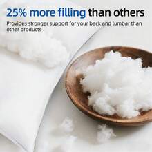 Set Of Four 14x14 Inch Pillow Inserts, White Square Throw Pillows For Stylish Home Decor And Comfort - Multicolor - View 3