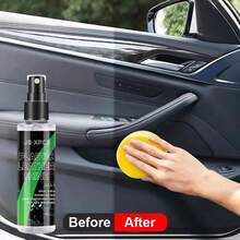 Multi-Purpose Cleaning & Polishing Spray For Car Interior - Suitable For Dashboard, Seats, Plastic Trims, Etc. Prevents Dust And UV Damage, Quickly Removes Stains, Instantly Brightens And Restores Original Texture And Color - A - View 12
