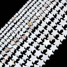1pc Natural Freshwater Shell 6-15mm Irregular Star Shaped Beaded Necklace Pendant, DIY Jewelry Making Supplies - Seashell Five-pointed Star Bead - View 4