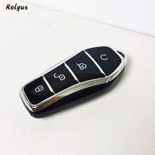 Soft TPU Car Key Fob Cover, Dolphin Pattern, Protective Case For BYD Qin Plus, Atto 3 EV, Car Interior Accessories