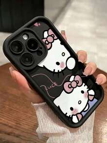 SANRIO Luxury Transparent Electroplated Airbag Shockproof Protective Case With Stand Compatible With IPhone 17/16/15 Pro Max, Compatible With IPhone 17/16/11/15/12/13/14 Pro Max/14/15 Plus - Multicolor - View 2