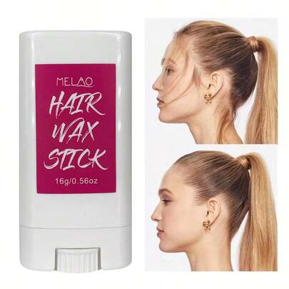  MELAO Volumizing Hair Wax Stick, Designed For People With Thin Hair, Instantly Increases Hair Volume, Covers Gray Hair And Scalp, Unisex, Creates Natural Voluminous Styling, Easy Styling And Touch-Ups, Travel Size, 16g/0.56oz