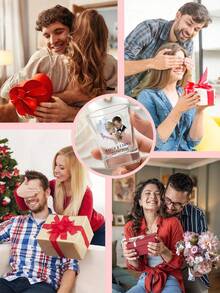 Customized Photo Wine Glass, Wine Glass With Photo, Customized Wine Glass, Customized Birthday Wine Glass, Personalized Photo Wine Glass, Multi-Functional, Fun Single Party Wine Glass, Party Gift, Groom & Bride Portrait Wine Glass, Girlfriend Travel Gift, Single Party Gift, Valentine's Day Gift, Ramadan Special Gift - Multicolor - View 7