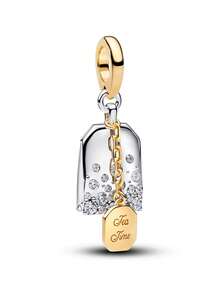 1 Mặt dây chuyền hình ve sầu và bướm mạ bạc, phù hợp để làm vòng tay/dây chuyền, quà tặng tự làm. - Nhiều màu A - Xem 9