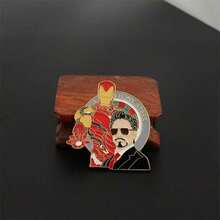 Nueva serie de broches metálicos luminosos con diseños de personajes clásicos de dibujos animados, accesorio de ropa ideal para el uso diario, adecuado como regalo de Año Nuevo, regalo de cumpleaños y artículo de colección imprescindible para fans - Multicolor - Ver 1