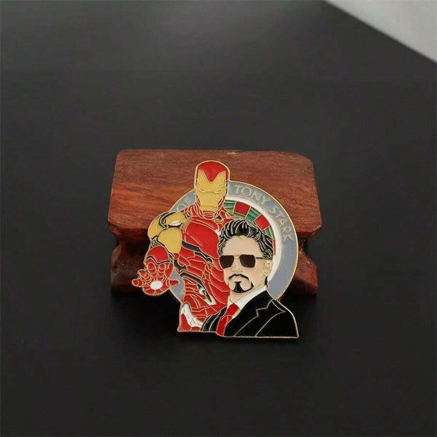Nueva serie de broches metálicos luminosos con diseños de personajes clásicos de dibujos animados, accesorio de ropa ideal para el uso diario, adecuado como regalo de Año Nuevo, regalo de cumpleaños y artículo de colección imprescindible para fans - Multicolor - Ver 1