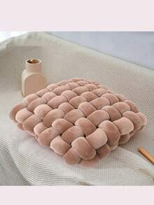 1个手工编织方形靠垫，可用作沙发抱枕、椅垫、地垫、靠背垫、腰枕，适合房间装饰，可放置于书房、卧室和客厅的椅子垫、座垫、游戏椅垫、办公椅垫、汽车座椅垫、椅子靠枕。 - 彩色 - 查看 24