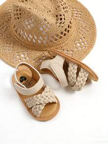 Cute Floral Open Toe Sandals For Baby Girls, Breathable Non-Slip, Suitable For Spring And Summer - Beige - View 7