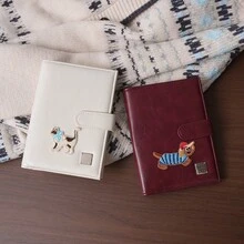 Cute Line Drawing Dog Passport Holder, Travel Ticket Card Wallet Organizer, Necessary Travel Accessory Passport Cover Passport Case For Travel Lightweight Waterproof Travel Accessories Cruise Essentials Vacation Essentials For Men Women - Multicolor - View 10