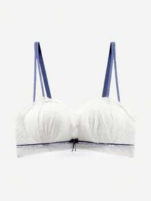 Women's Wireless Padded Bra, Lift And Enhance Small Bust, Minimizer Bra For Petite Figures - White - View 2