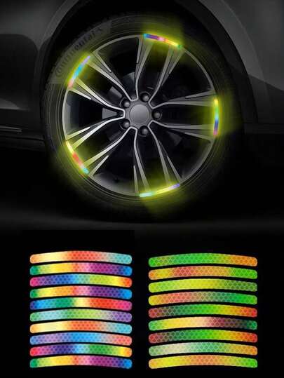 Universal Reflective Motorcycle Decal, 1 Pc Laser Holographic 3D Arrow Sticker, Waterproof TPU For All Two-Wheeled Vehicles