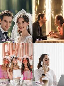 10-Row 120-Flower Mixed Packaging Segmented Single-Cluster Dense D-Curve 3D Fluffy Pre-Curved Fan Personalized Machine-Pressed False Eyelashes Segmented Natural False Eyelashes For Eye Extension - Black - View 6