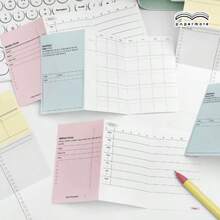 星光折叠便签本，极简复古备忘录，日记便签纸 - 彩色 - 查看 4