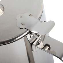 Taza de Espuma de Leche de Acero Inoxidable 304 con Asa, Jarra de Espuma a Prueba de Fugas, Taza de Aislamiento al Vacío, Agarre Cómodo, Fuerte/Duradera - 1000 ml - Ver 6