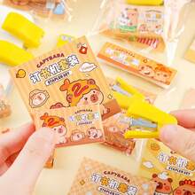 Mini Stapler Set For Student & Office 1PC – Cute Capybara Themed, W/ Staple Refills & Remover, Great Back To School Gift - Multicolor - View 7
