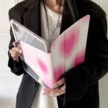 360°旋转可折叠保护套，轻松保护您的iPad：这款智能保护套适用于iPad Air 6、Air 5、4和iPad 10（10.9英寸） - 兼容Apple iPad Pro 2024，是繁忙会议、旅行冒险和舒适居家休闲的理想选择。 - 彩色 - 查看 3