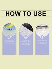 Quitamanchas de piedra, limpiador y abrillantador de mantenimiento para pisos de piedra y baldosas, agente de limpieza desengrasante y brillante - Multicolor - Ver 6