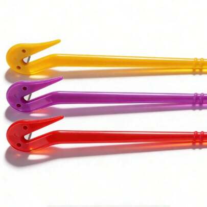 3-Piece Elastic Hair Tie Remover Set – Gentle Cutting Tools For Easy Removal Of Ponytail Bands And Hair Ties