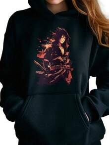 Men Outdoor Hoodies & Sweatshirts - Black - View 7